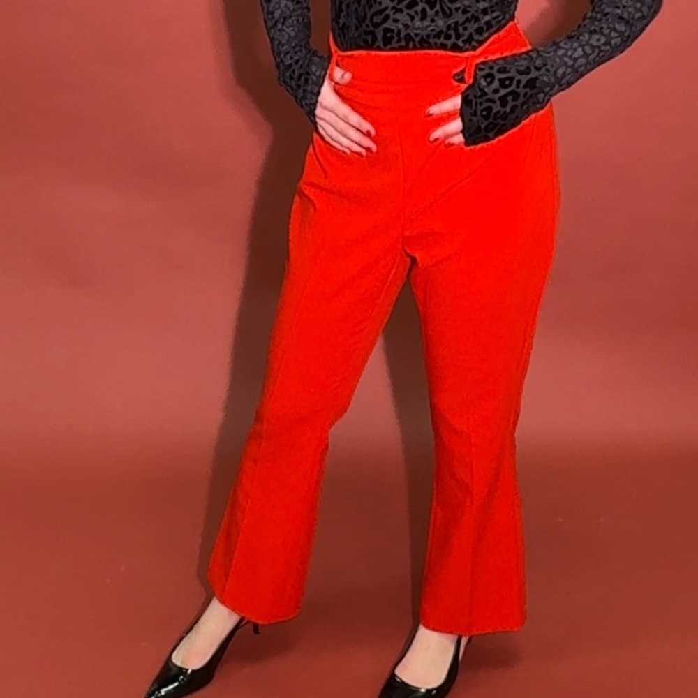 🔵 Red Pants - Zara